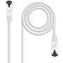 Nanocable Cable de Red CAT.8.1 SSTP AWG26 2m Blanco